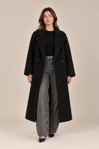 Manteau oversize - noir