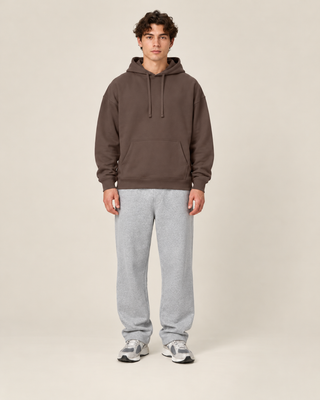 Sweat shirt oversize marron pour homme