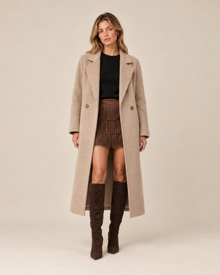 Manteau oversize - beige foncé / taupe
