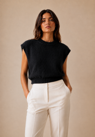 Pull « Le calé » noir