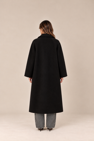 Manteau oversize - noir