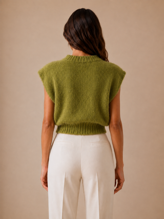 Pull « Le calé » vert