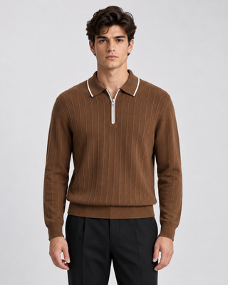 Pull marron pour homme