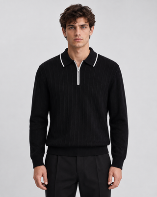 Pull noir pour homme