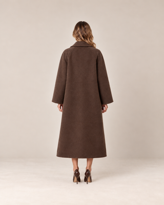 Manteau oversize - marron