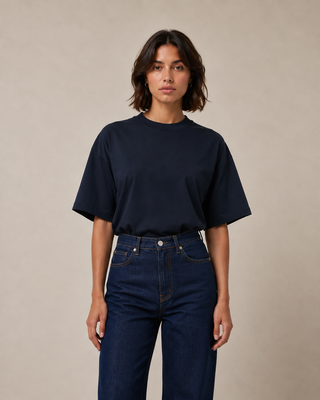 T-shirt « l’oversize » navy