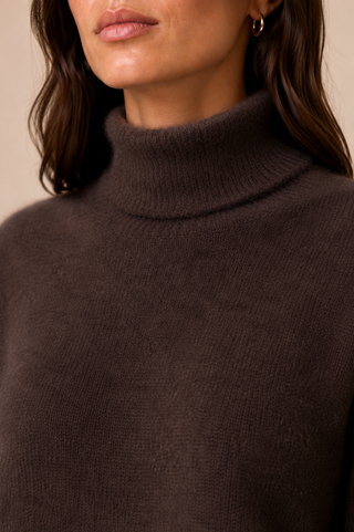 Pull « Le douillet » marron