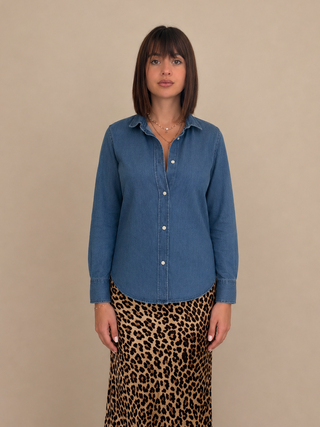 Chemise effet jean