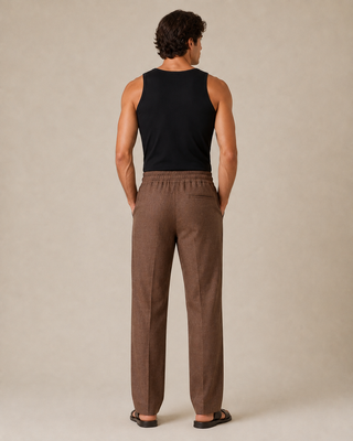 Pantalon "L’indispensable" marron