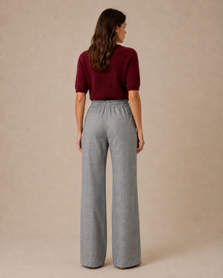 Pull « Le doux » bordeaux