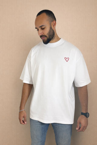 T-shirt "Coeur brodé"