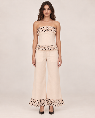 Bustier à pois