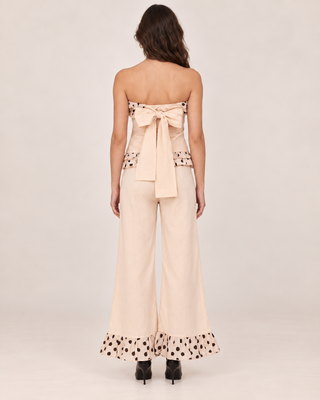 Bustier à pois