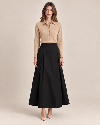 Le cardigan beige