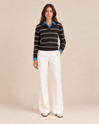 Polo en laine - marron