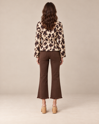 Veste à motifs