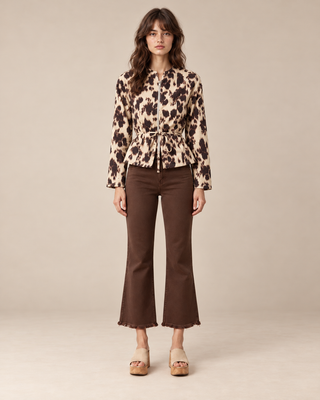 Veste à motifs