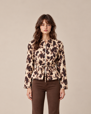 Veste à motifs