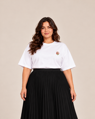 T-shirt oversize « Le bouquet » - Femme