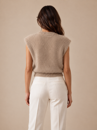 Pull « Le calé » beige