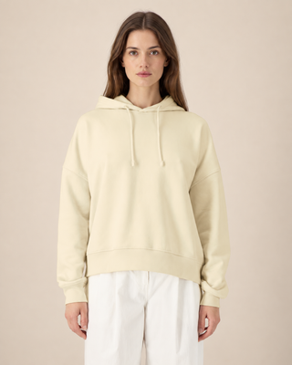 Sweat shirt jaune pastel