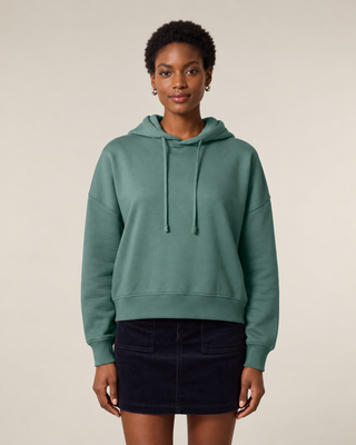 Sweat shirt bleu vert